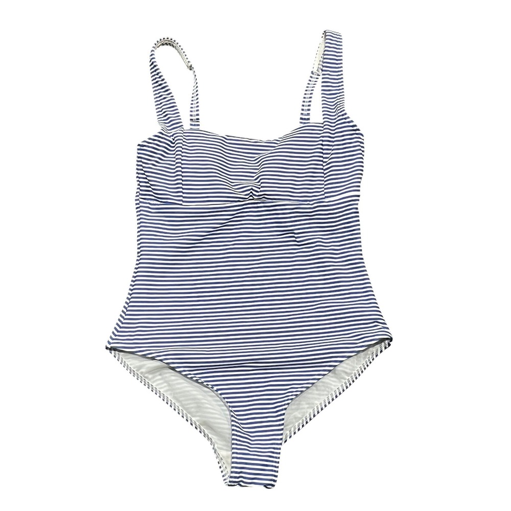 SEA LEVEL AUSTRALIA Sorrento Striped One-Piece Ruched Swimsuit Women's Size US 6